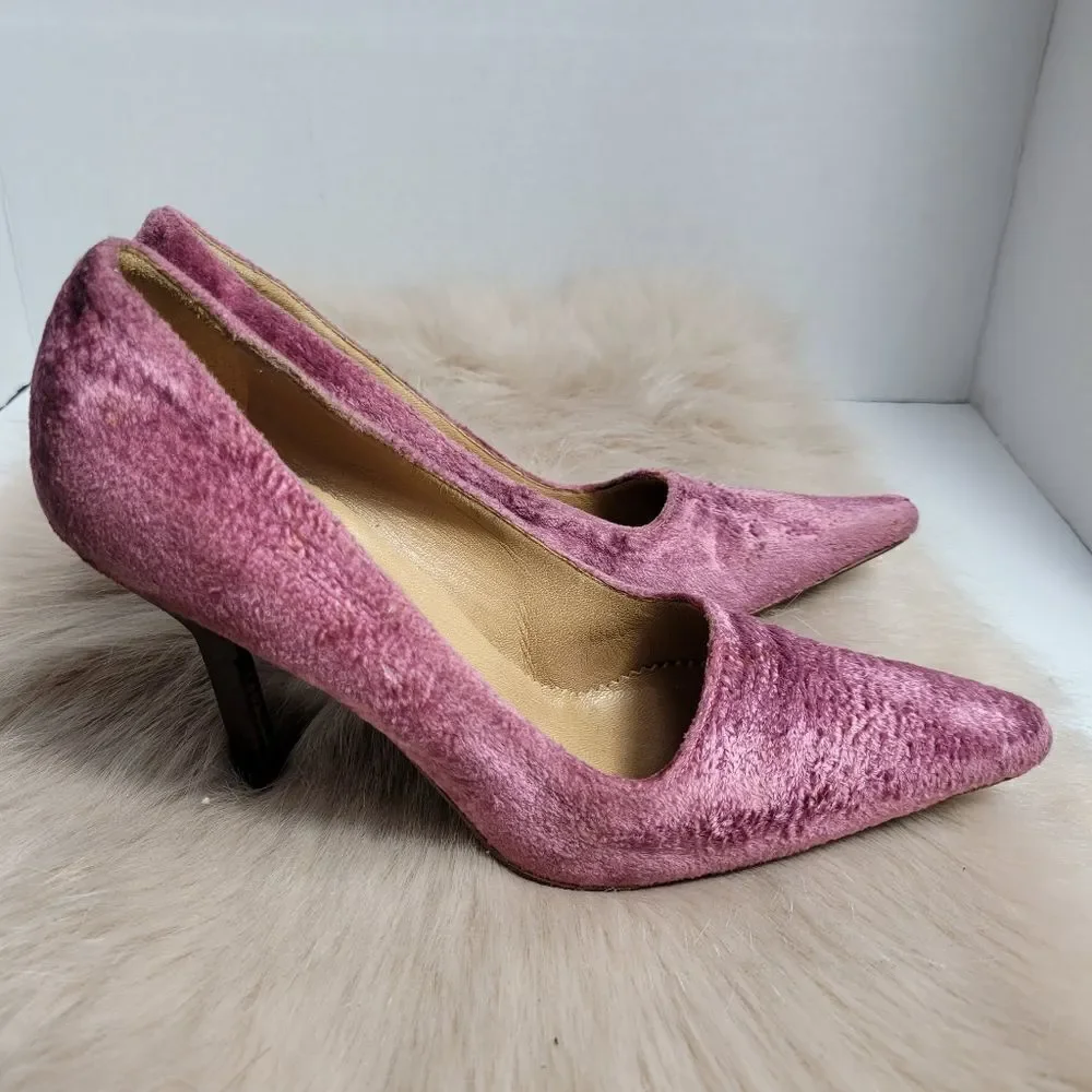Gucci purple suede